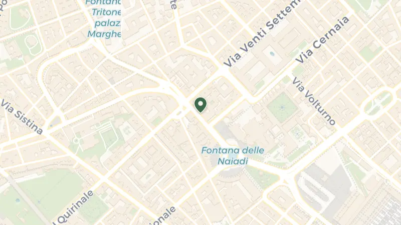 Map of Via Vittorio Emanuele Orlando, 3, 00185 Roma RM, Italy