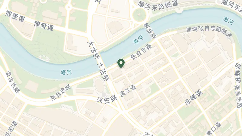 Map of 158 Zhang Zi Zhong Lu, He Ping Qu, Tian Jin Shi, China, 300041