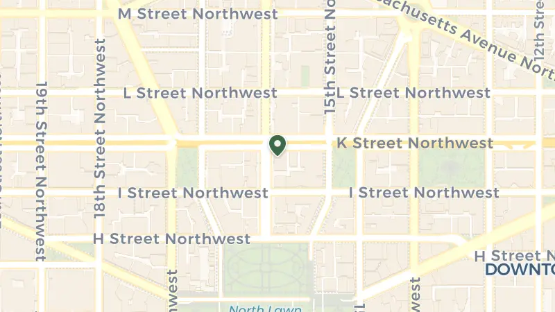 Map of 923 16th St NW, Washington, DC 20006, USA