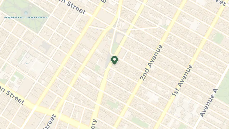 Map of 25 Cooper Sq, New York, NY 10003, USA