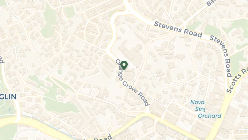 Map of 12 Orange Grove Rd, Singapore 258353