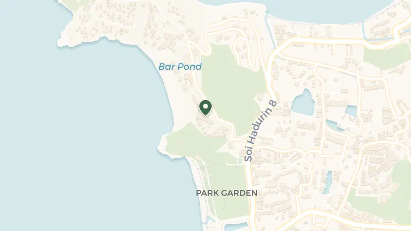 Map of 118 Soi Hat Surin 8, Tambon Choeng Thale, Amphoe Thalang, Chang Wat Phuket 83110, Thailand