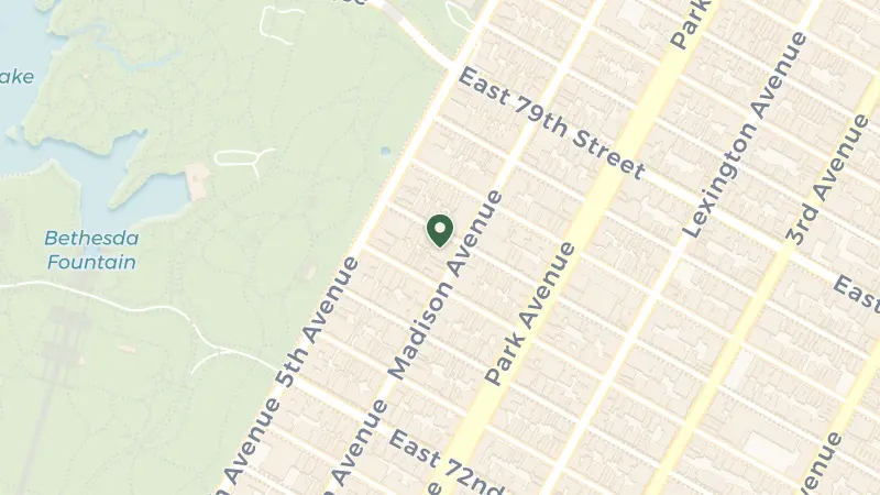 Map of 20 E 76th St, New York, NY 10021, USA
