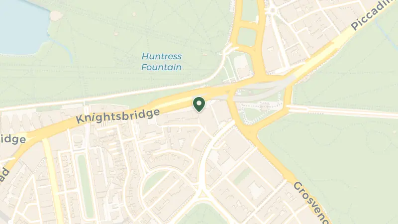 Map of 11 Knightsbridge, London SW1X 7LY, UK