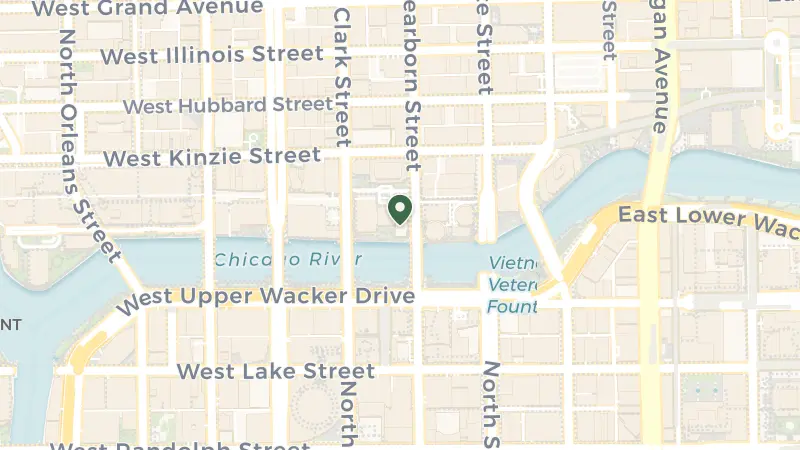 Map of 320 N Dearborn St, Chicago, IL 60654, USA