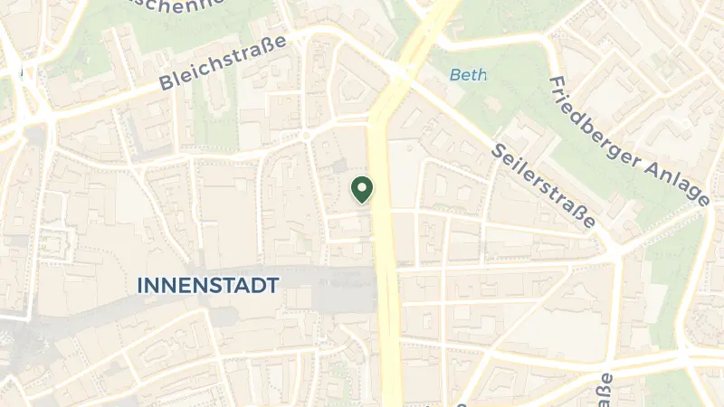 Map of Konrad-Adenauer-Straße 7, 60313 Frankfurt am Main, Germany
