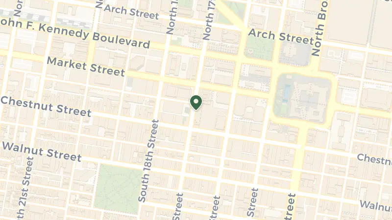 Map of Liberty Place, 99 S 17th St at, Philadelphia, PA 19103, USA