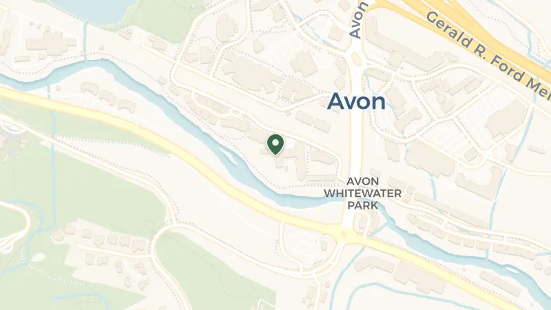 Map of 126 Riverfront Ln, Avon, CO 81620, USA