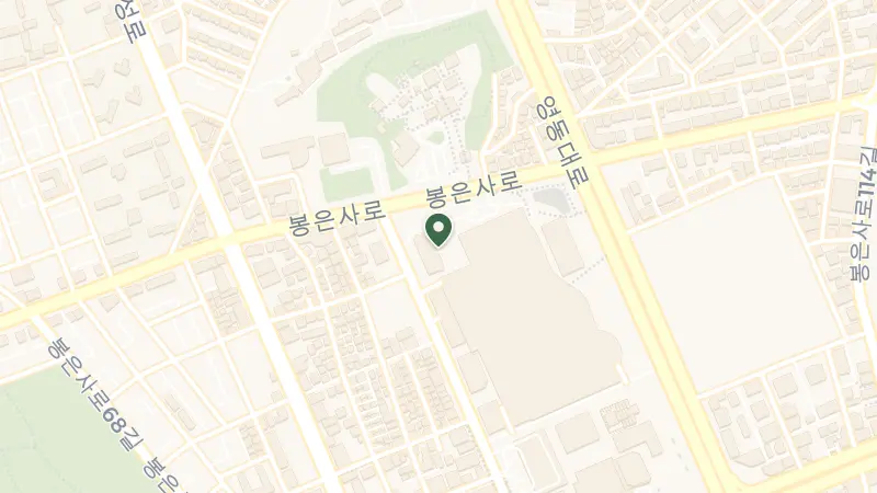 Map of 524 Bongeunsa-ro, Gangnam District, Seoul, South Korea