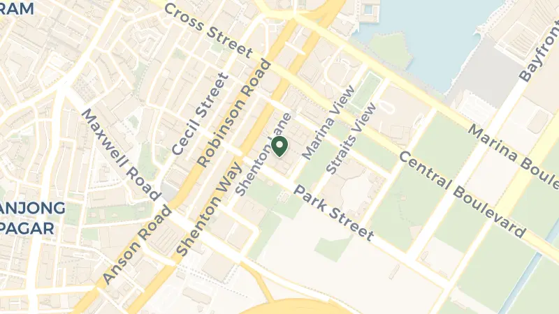 Map of 12 Marina Vw, Asia Square Tower 2, Singapore 018961