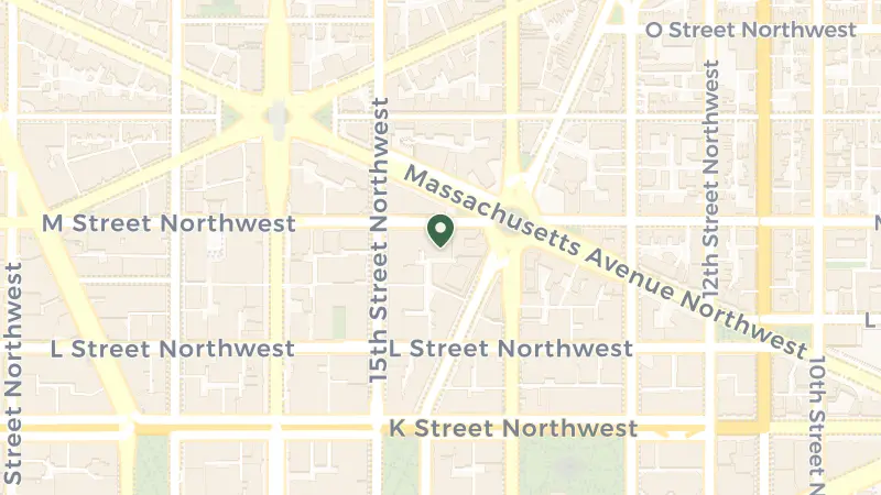 Map of 1400 M St NW, Washington, DC 20005, USA