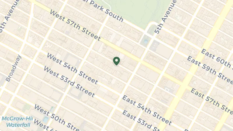 Map of 18 W 56th St, New York, NY 10019, USA