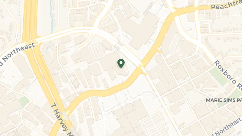 Map of 3434 Peachtree Rd NE, Atlanta, GA 30326, USA
