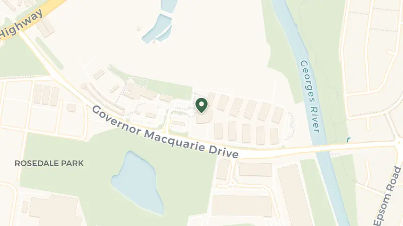 Map of 155 Gov Macquarie Dr, Warwick Farm NSW 2170, Australia