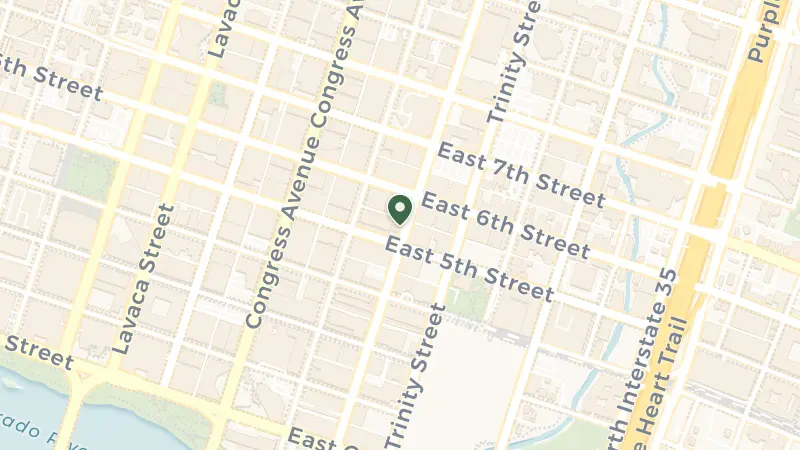 Map of 506 San Jacinto Blvd, Austin, TX 78701, USA