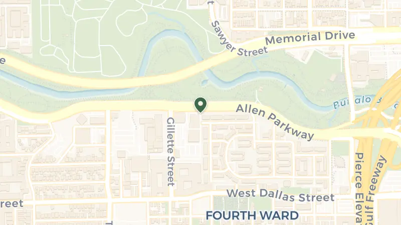 Map of 1717 Allen Pkwy, Houston, TX 77019, USA