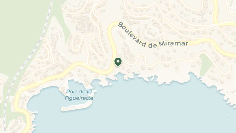 Map of 47 Av. de Miramar, 06590 Théoule-sur-Mer, France