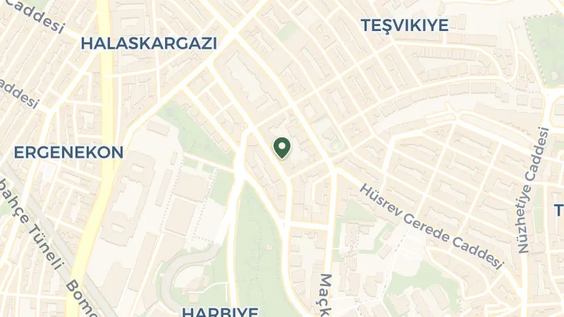 Map of Harbiye, Abdi İpekçi Cd. NO:43, 34367 Şişli/İstanbul, Türkiye