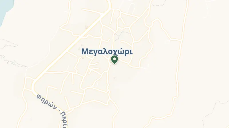 Map of Megalochori 847 00, Greece