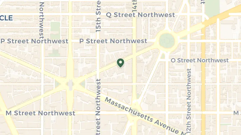 Map of 1430 Rhode Island Ave NW, Washington, DC 20005, USA