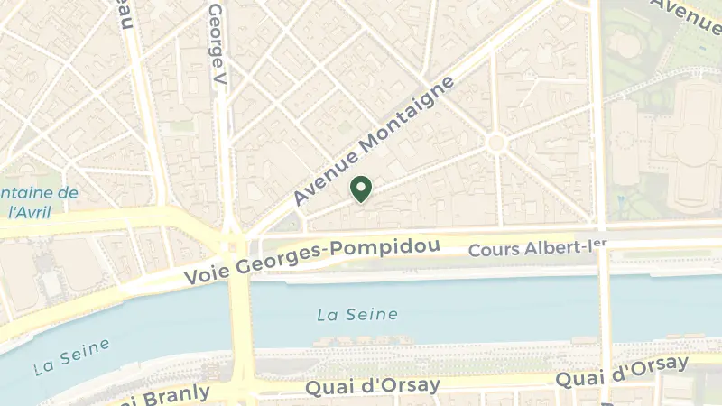 Map of 35 Rue Jean Goujon, 75008 Paris, France