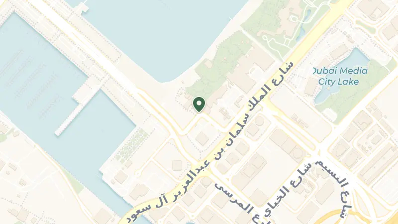 Map of King Salman Bin Abdulaziz Al Saud St - Marsa Dubai - Dubai Marina - Dubai - United Arab Emirates