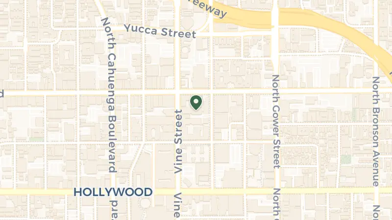 Map of 6250 Hollywood Blvd, Hollywood, CA 90028, USA