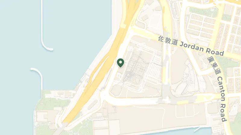 Map of 1 Austin Road West Kowloon Station, Tsim Sha Tsui, Hong Kong