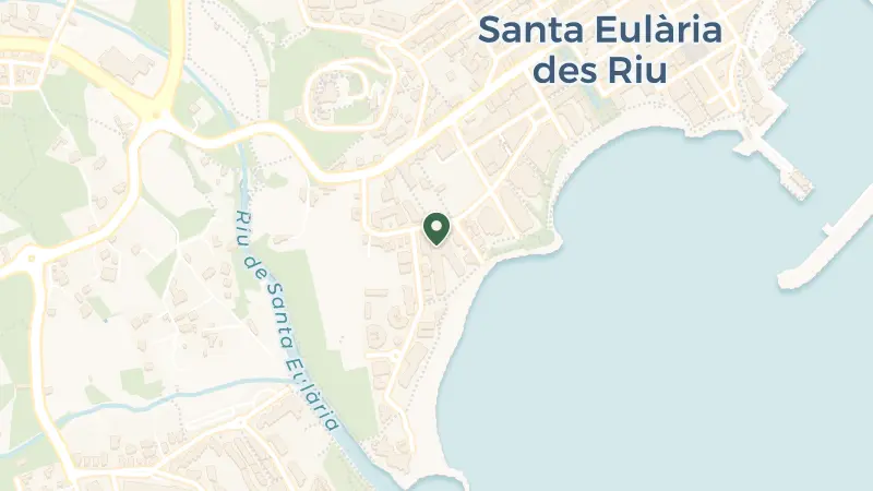 Map of Carrer Ricardo Curtoys Gotarredona, 37, 07840 Santa Eulària des Riu, Illes Balears, Spain