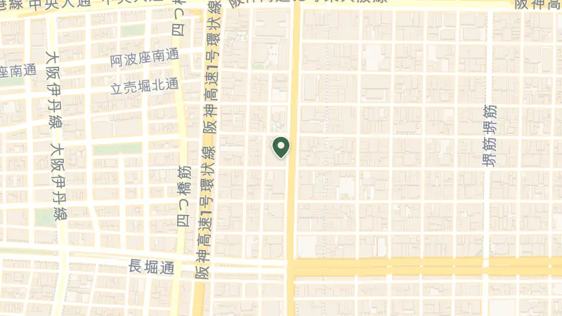 Map of 4-chōme-1-3 Minamisenba, Chuo Ward, Osaka, 542-0081, Japan