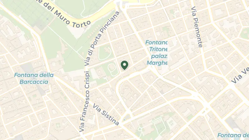 Map of Via Liguria, 26/36, 00187 Roma RM, Italy