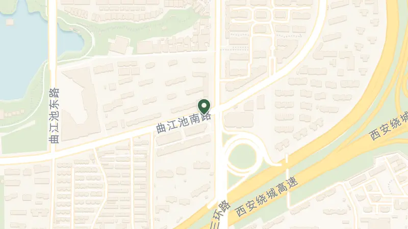 Map of 333 Qujiang Chi East Road, 雁塔区 Xi'an, Shaanxi Province, China, 710061