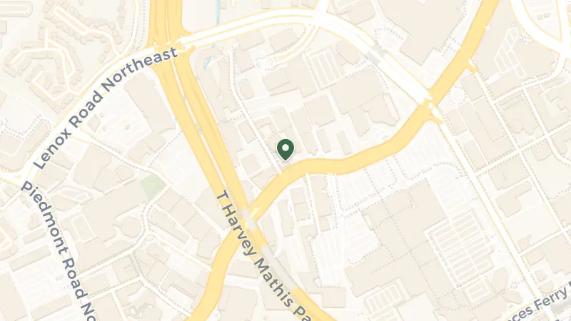Map of 3376 Peachtree Rd NE, Atlanta, GA 30326, USA