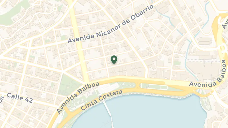 Map of 47th St. Uruguay Street, Panamá, Provincia de Panamá, Panama