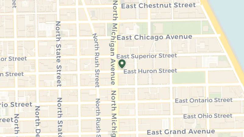 Map of 701 N Michigan Ave, Chicago, IL 60611, USA