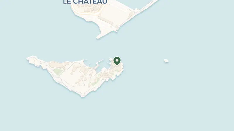 Map of Ile de Bendor, Var, Provence-Alpes-Côte d'Azur, 83150 Bandol, France